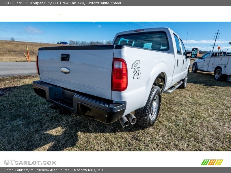 Oxford White / Steel 2012 Ford F250 Super Duty XLT Crew Cab 4x4