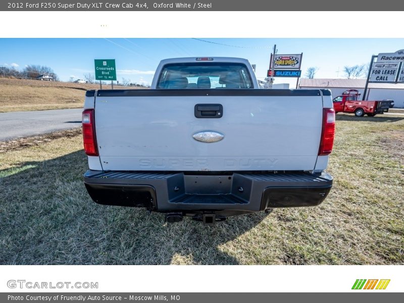 Oxford White / Steel 2012 Ford F250 Super Duty XLT Crew Cab 4x4