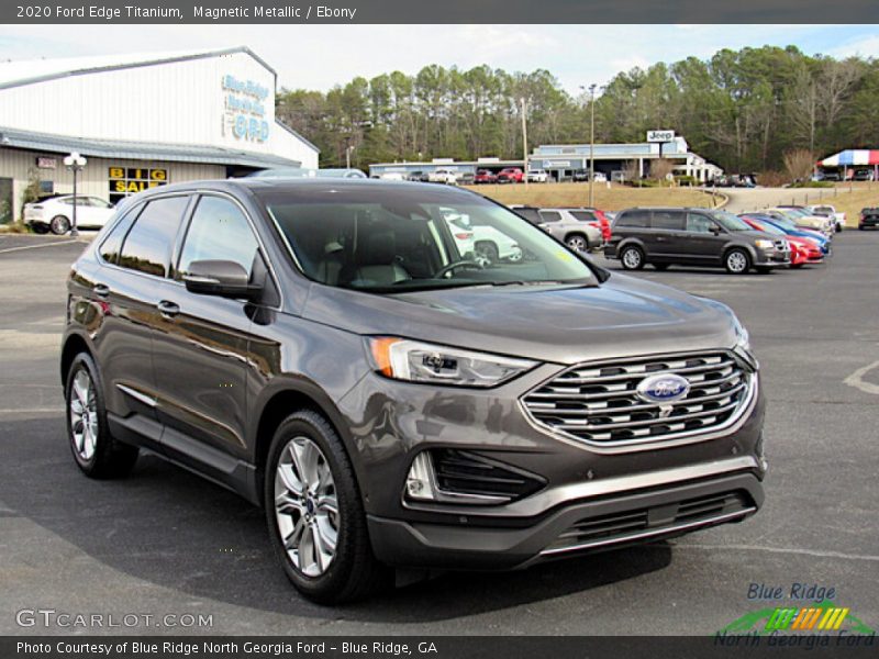 Magnetic Metallic / Ebony 2020 Ford Edge Titanium