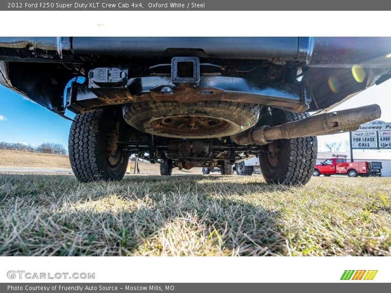 Oxford White / Steel 2012 Ford F250 Super Duty XLT Crew Cab 4x4