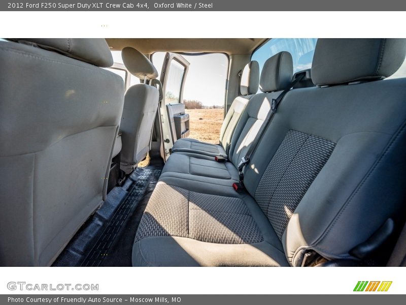 Oxford White / Steel 2012 Ford F250 Super Duty XLT Crew Cab 4x4