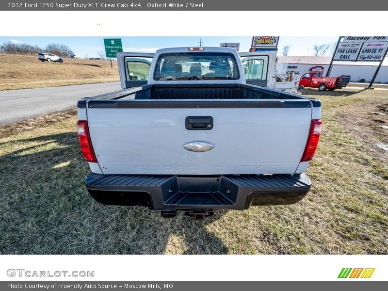 Oxford White / Steel 2012 Ford F250 Super Duty XLT Crew Cab 4x4