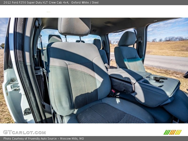 Oxford White / Steel 2012 Ford F250 Super Duty XLT Crew Cab 4x4