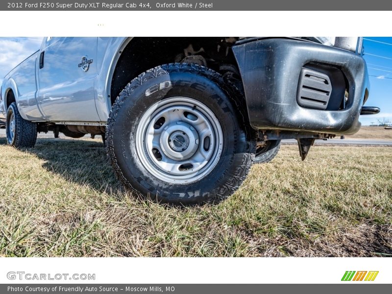 Oxford White / Steel 2012 Ford F250 Super Duty XLT Regular Cab 4x4