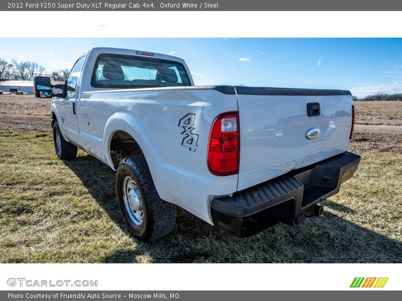 Oxford White / Steel 2012 Ford F250 Super Duty XLT Regular Cab 4x4