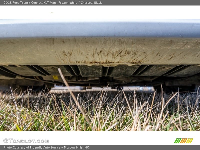 Frozen White / Charcoal Black 2018 Ford Transit Connect XLT Van