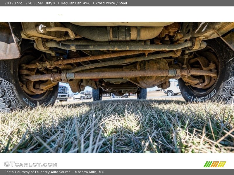Oxford White / Steel 2012 Ford F250 Super Duty XLT Regular Cab 4x4