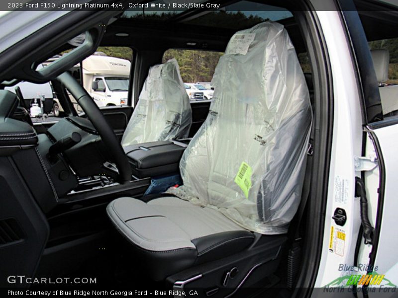 Front Seat of 2023 F150 Lightning Platinum 4x4