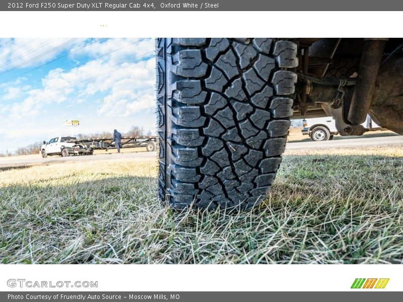 Oxford White / Steel 2012 Ford F250 Super Duty XLT Regular Cab 4x4