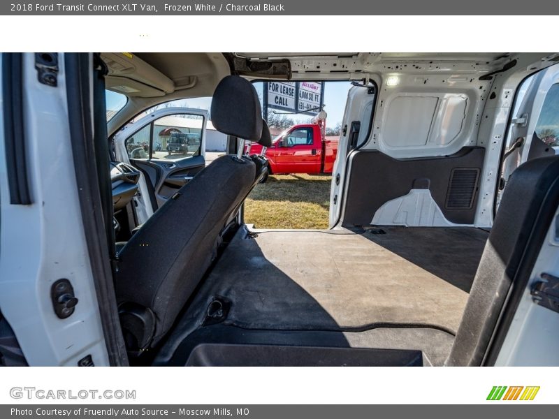 Frozen White / Charcoal Black 2018 Ford Transit Connect XLT Van