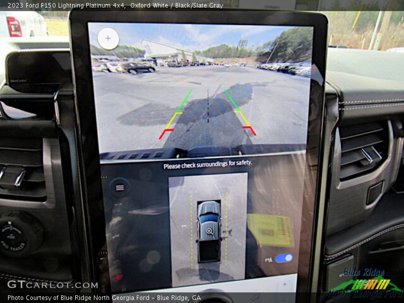 Oxford White / Black/Slate Gray 2023 Ford F150 Lightning Platinum 4x4