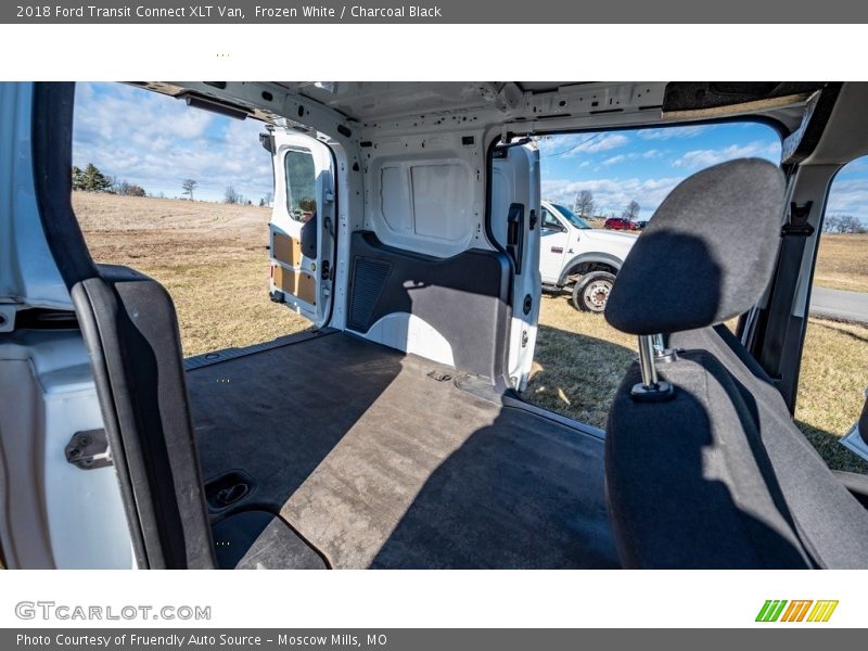 Frozen White / Charcoal Black 2018 Ford Transit Connect XLT Van