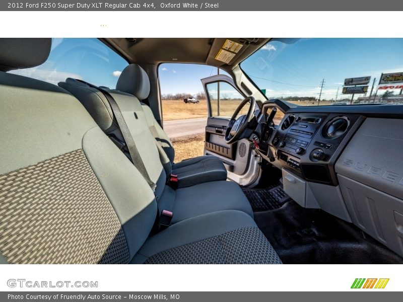 Oxford White / Steel 2012 Ford F250 Super Duty XLT Regular Cab 4x4
