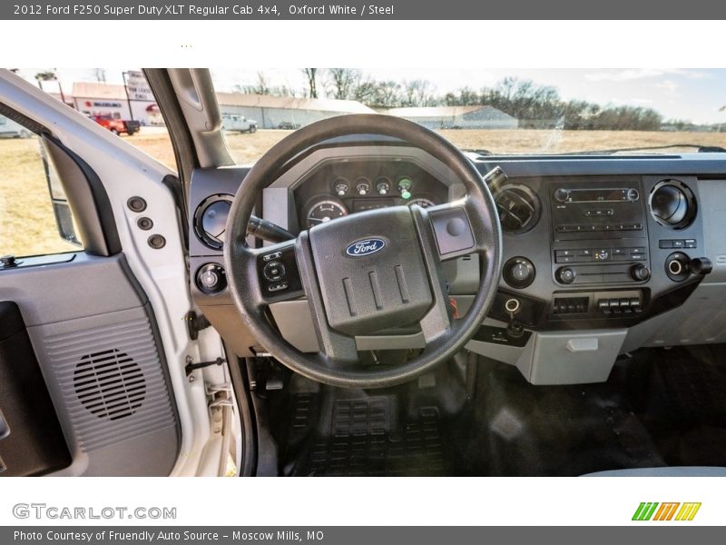 Controls of 2012 F250 Super Duty XLT Regular Cab 4x4