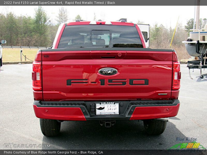 Rapid Red Metallic Tinted / Black 2022 Ford F150 Lariat SuperCrew 4x4