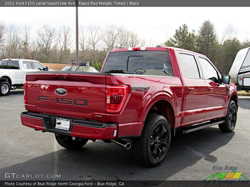 Rapid Red Metallic Tinted / Black 2022 Ford F150 Lariat SuperCrew 4x4