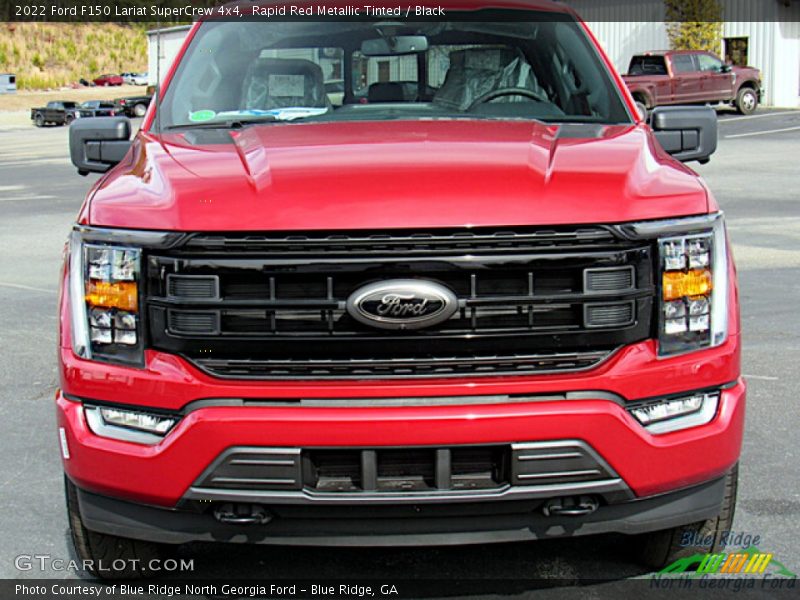 Rapid Red Metallic Tinted / Black 2022 Ford F150 Lariat SuperCrew 4x4