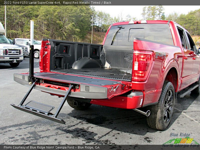 Rapid Red Metallic Tinted / Black 2022 Ford F150 Lariat SuperCrew 4x4