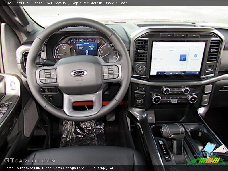 Rapid Red Metallic Tinted / Black 2022 Ford F150 Lariat SuperCrew 4x4
