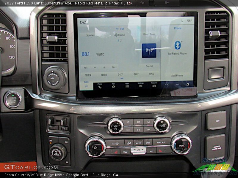 Rapid Red Metallic Tinted / Black 2022 Ford F150 Lariat SuperCrew 4x4