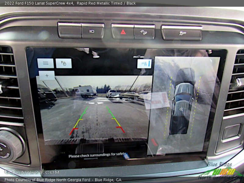 Rapid Red Metallic Tinted / Black 2022 Ford F150 Lariat SuperCrew 4x4