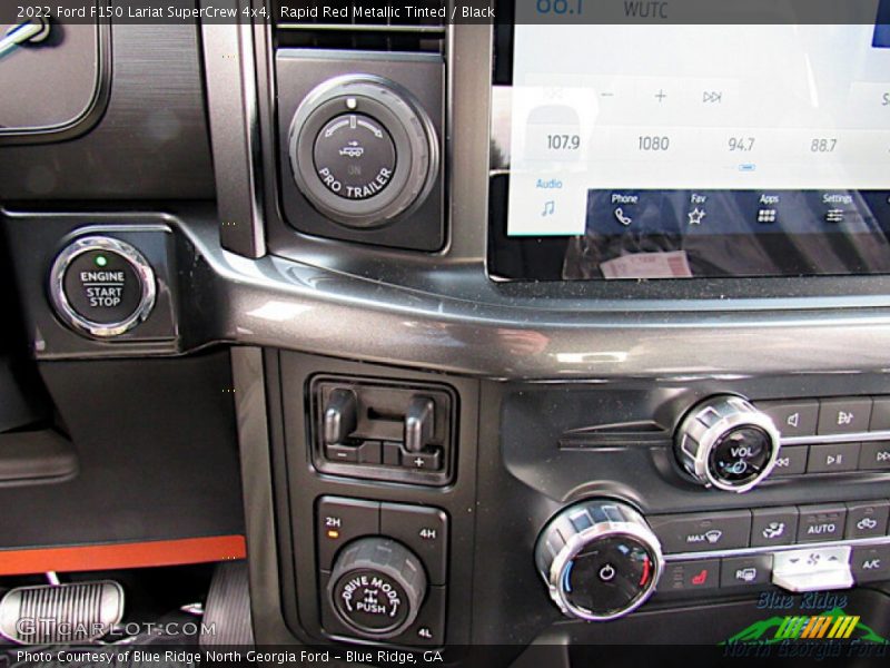 Rapid Red Metallic Tinted / Black 2022 Ford F150 Lariat SuperCrew 4x4