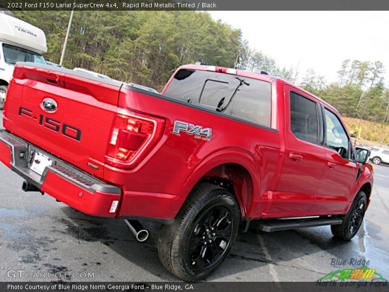 Rapid Red Metallic Tinted / Black 2022 Ford F150 Lariat SuperCrew 4x4