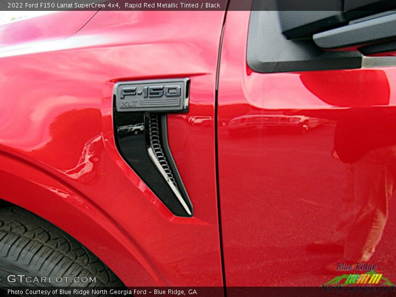 Rapid Red Metallic Tinted / Black 2022 Ford F150 Lariat SuperCrew 4x4