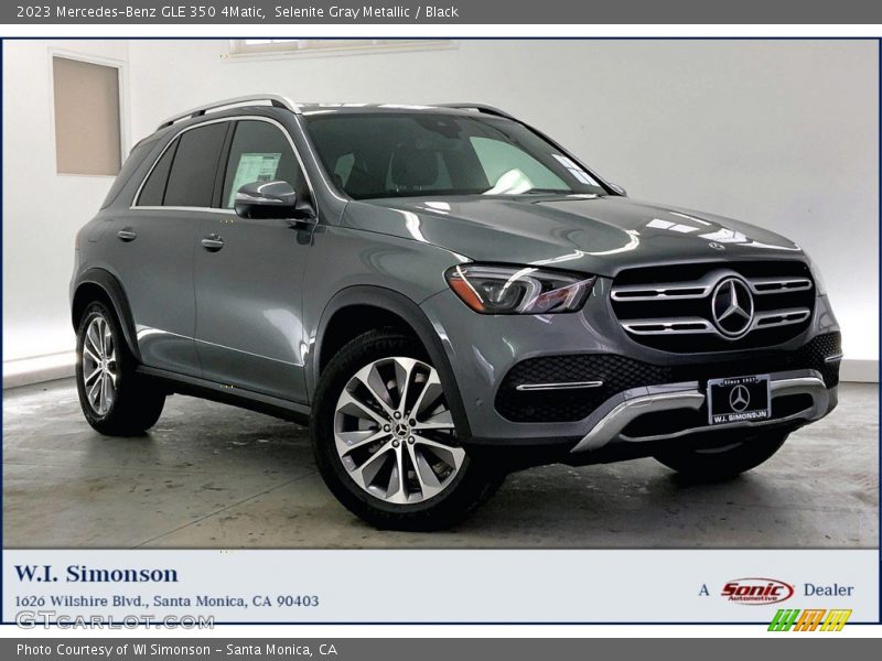 Selenite Gray Metallic / Black 2023 Mercedes-Benz GLE 350 4Matic