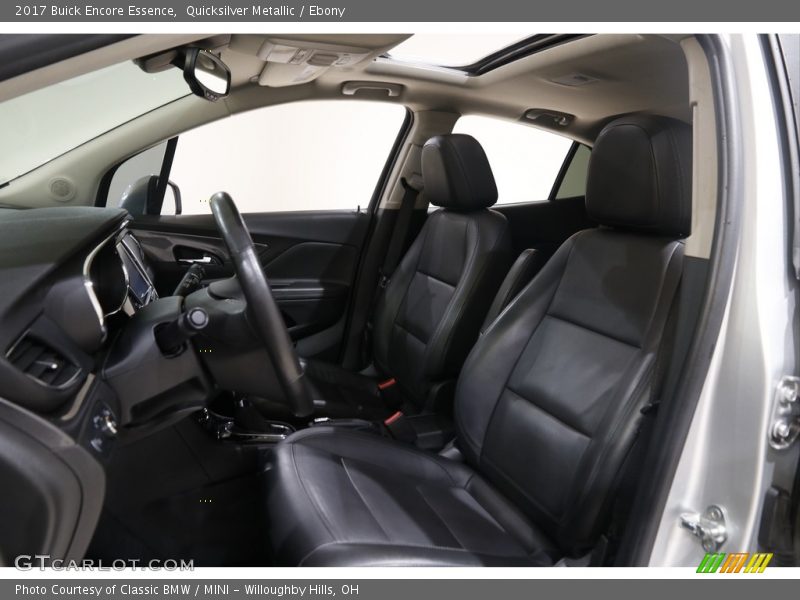 Front Seat of 2017 Encore Essence