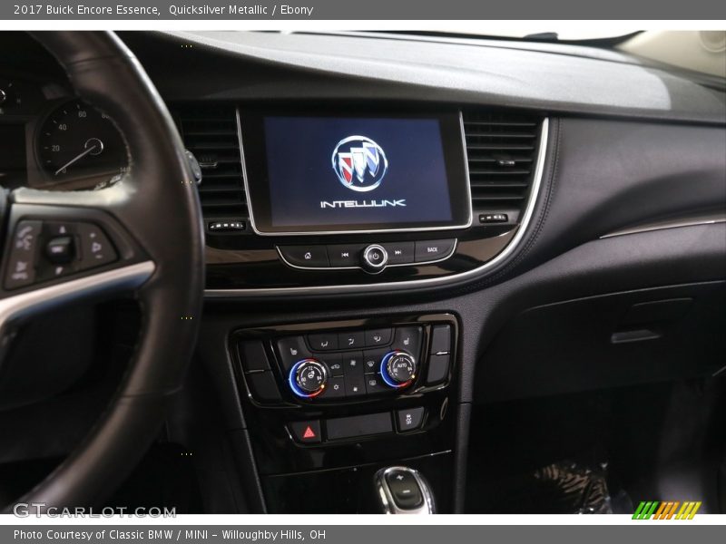 Controls of 2017 Encore Essence