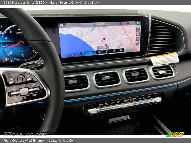 Selenite Gray Metallic / Black 2023 Mercedes-Benz GLE 350 4Matic