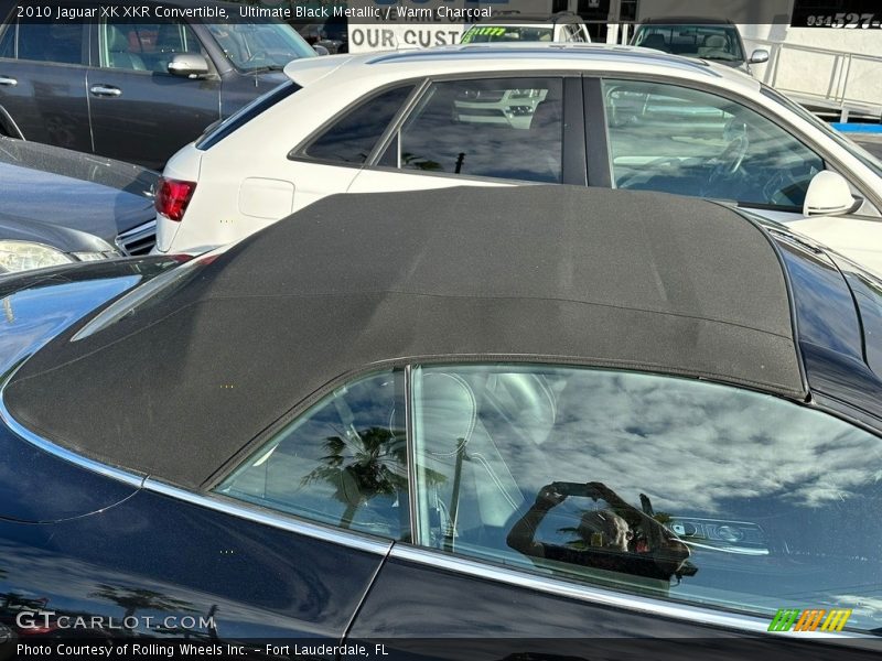 Ultimate Black Metallic / Warm Charcoal 2010 Jaguar XK XKR Convertible