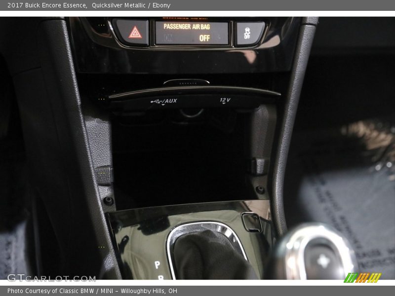 Quicksilver Metallic / Ebony 2017 Buick Encore Essence