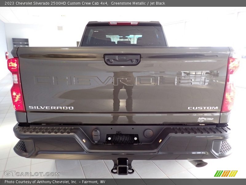 Greenstone Metallic / Jet Black 2023 Chevrolet Silverado 2500HD Custom Crew Cab 4x4