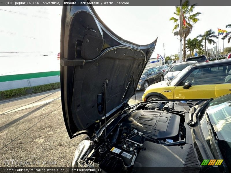 Ultimate Black Metallic / Warm Charcoal 2010 Jaguar XK XKR Convertible