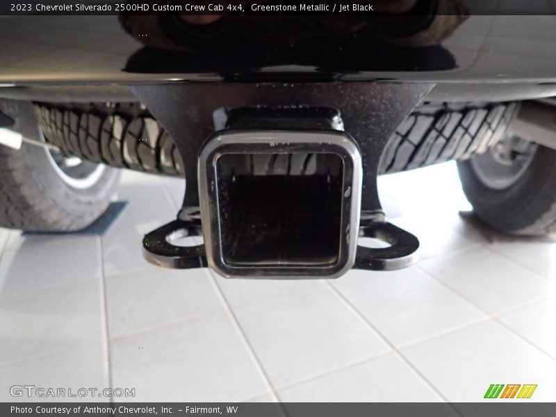 Greenstone Metallic / Jet Black 2023 Chevrolet Silverado 2500HD Custom Crew Cab 4x4