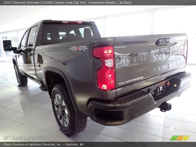 Greenstone Metallic / Jet Black 2023 Chevrolet Silverado 2500HD Custom Crew Cab 4x4