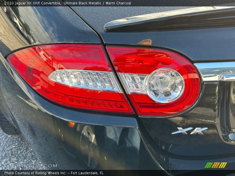 Ultimate Black Metallic / Warm Charcoal 2010 Jaguar XK XKR Convertible