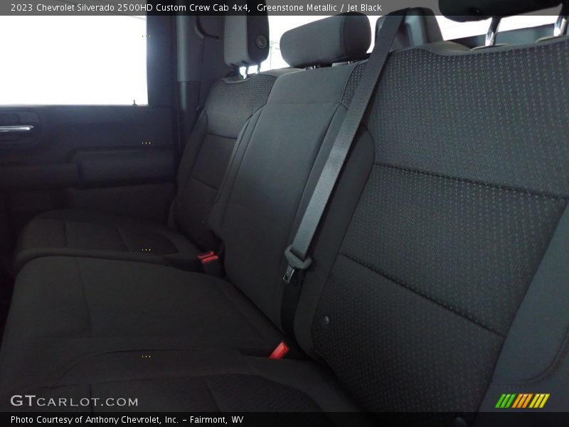 Greenstone Metallic / Jet Black 2023 Chevrolet Silverado 2500HD Custom Crew Cab 4x4