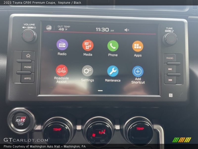 Controls of 2023 GR86 Premium Coupe