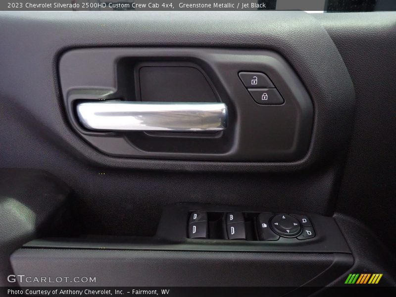 Greenstone Metallic / Jet Black 2023 Chevrolet Silverado 2500HD Custom Crew Cab 4x4