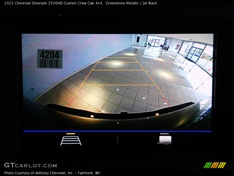 Greenstone Metallic / Jet Black 2023 Chevrolet Silverado 2500HD Custom Crew Cab 4x4