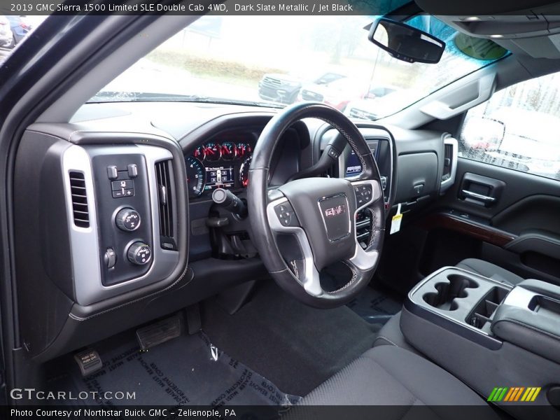 Dark Slate Metallic / Jet Black 2019 GMC Sierra 1500 Limited SLE Double Cab 4WD