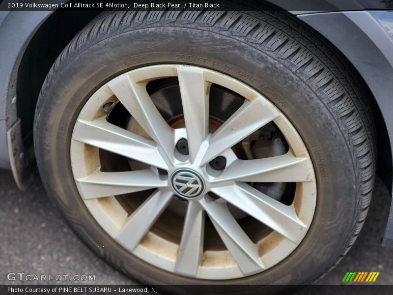 Deep Black Pearl / Titan Black 2019 Volkswagen Golf Alltrack SE 4Motion