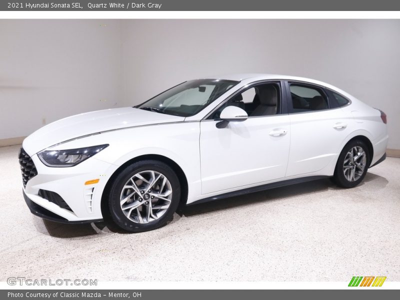 Quartz White / Dark Gray 2021 Hyundai Sonata SEL