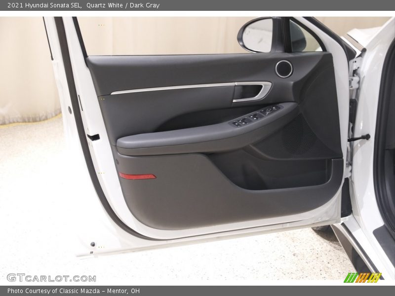 Quartz White / Dark Gray 2021 Hyundai Sonata SEL