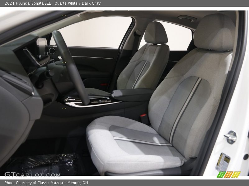 Quartz White / Dark Gray 2021 Hyundai Sonata SEL