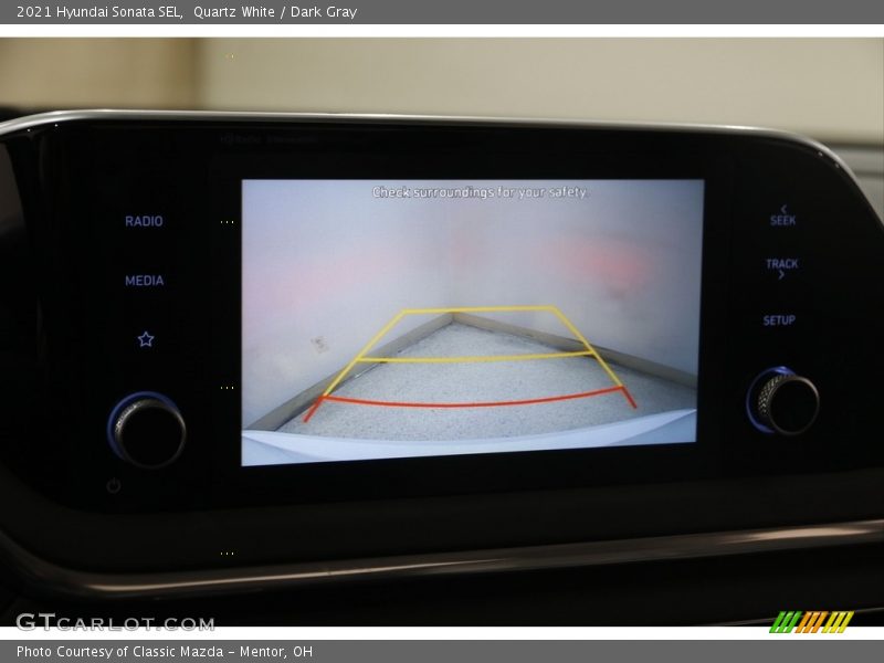 Quartz White / Dark Gray 2021 Hyundai Sonata SEL