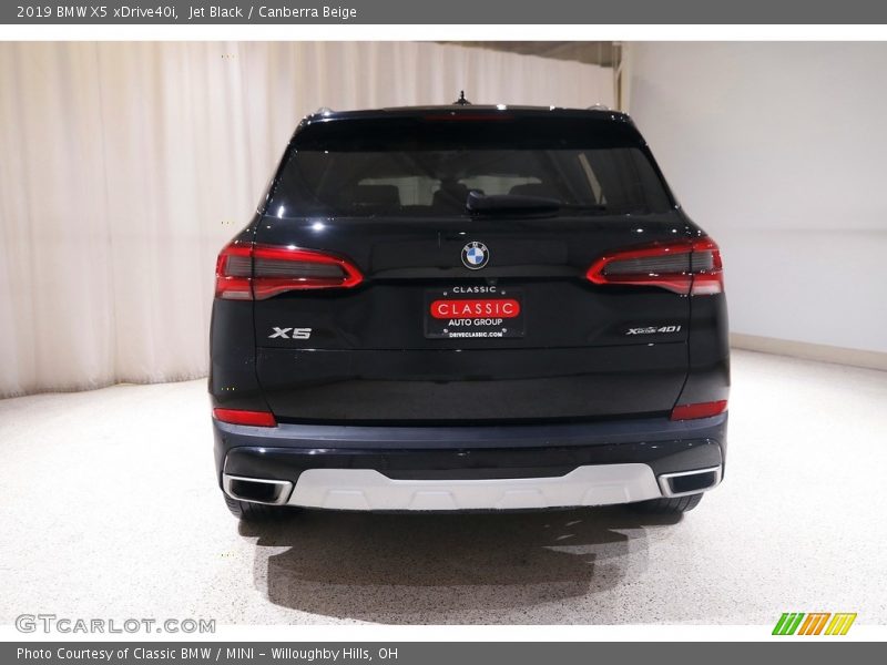 Jet Black / Canberra Beige 2019 BMW X5 xDrive40i